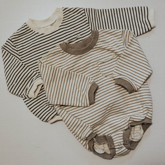 Striped Pocket Bodysuit