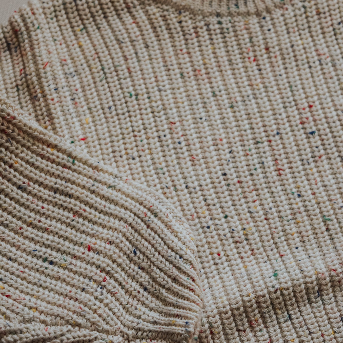 Speckled Knit Pullover