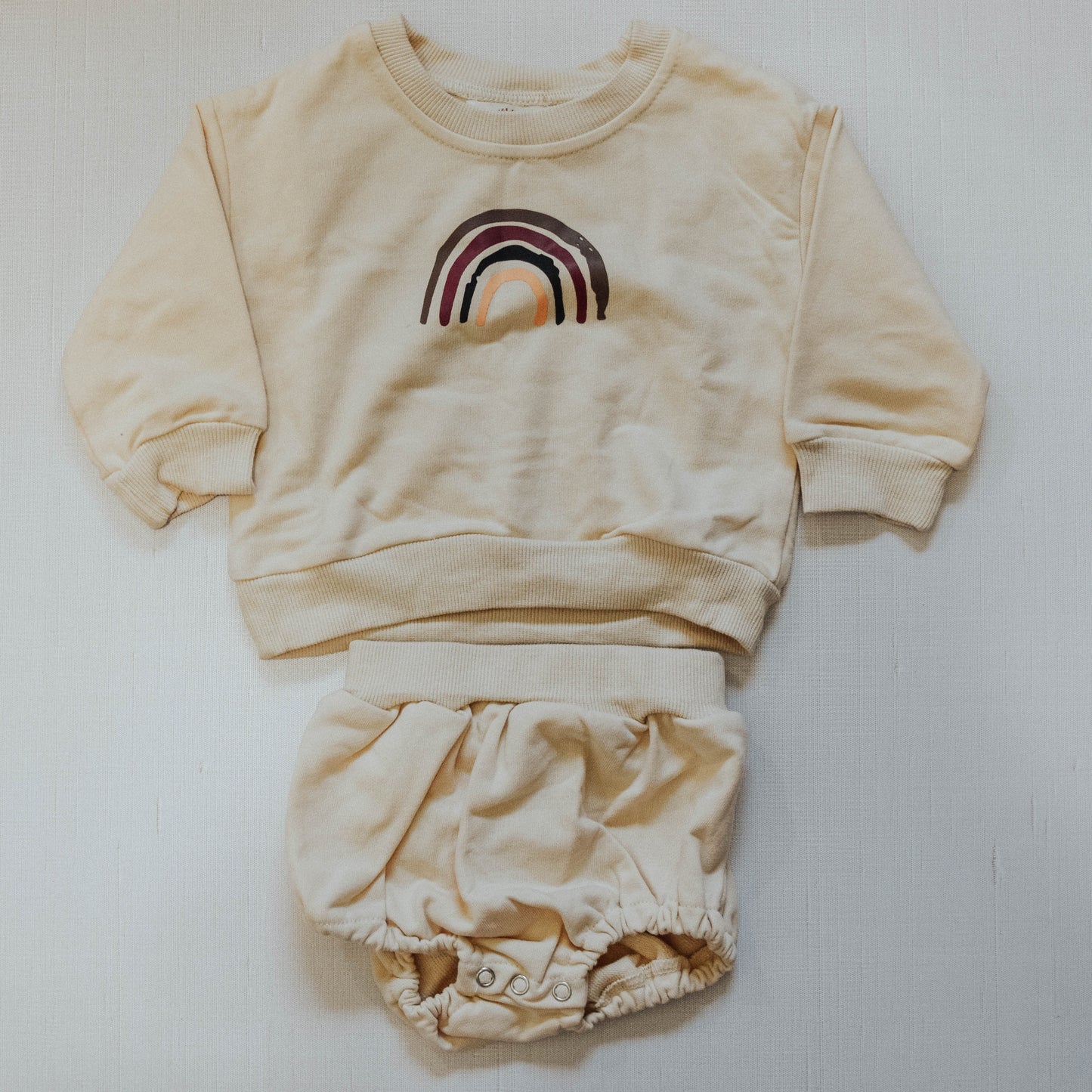 Rainbow Sweatshirt Set