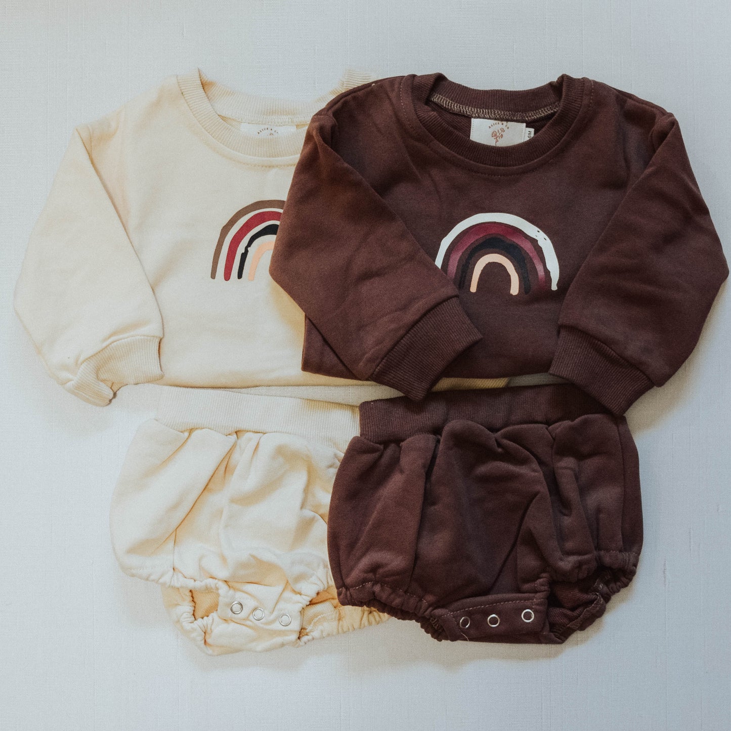 Rainbow Sweatshirt Set