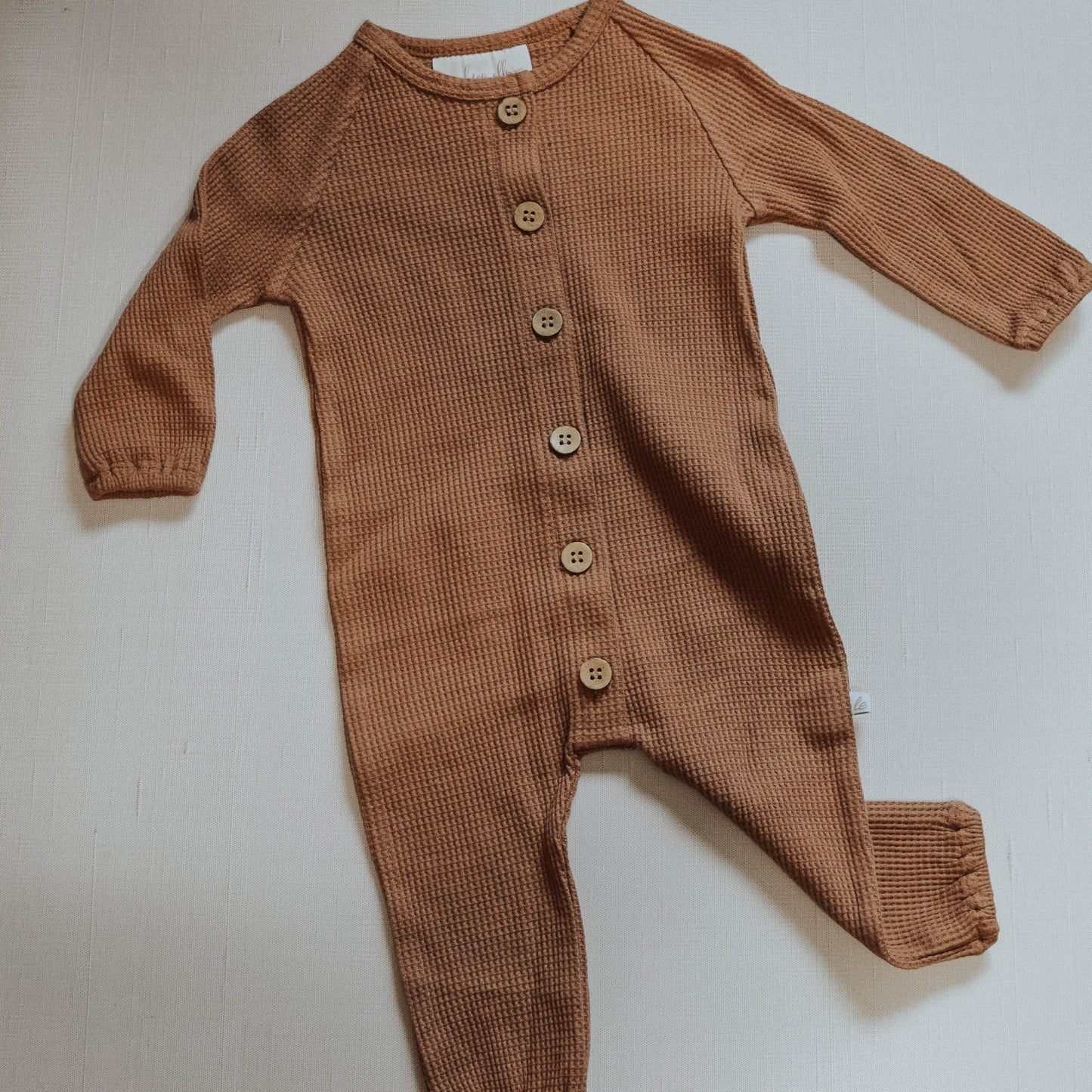 Organic Waffle Romper