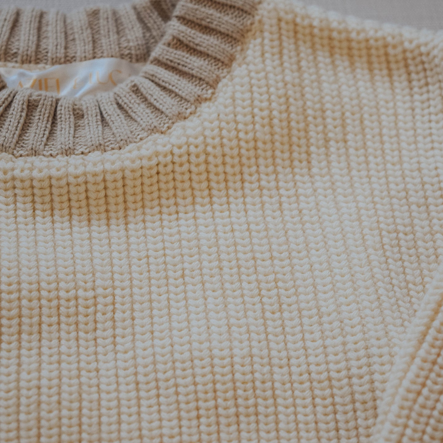 Two Tone Knit Sweater